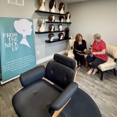Private consultation room at From the Neck Up