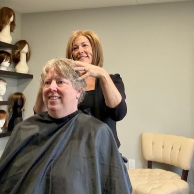 Private wig fitting consultation in Selwyn